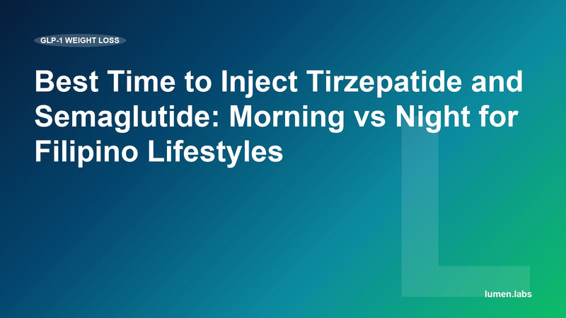 Best Time to Inject Tirzepatide and Semaglutide: Morning vs Night for Filipino Lifestyles
