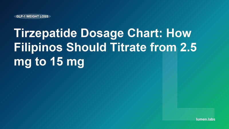 Tirzepatide Dosage Chart: How Filipinos Should Titrate from 2.5 mg to 15 mg