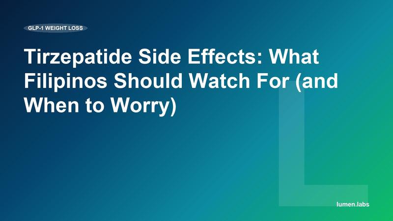 Tirzepatide Side Effects: What Filipinos Should Watch For (and When to Worry)