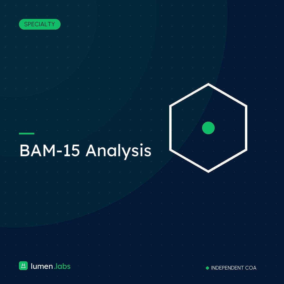 BAM-15 Analysis | Lumen Labs Philippines branded product card