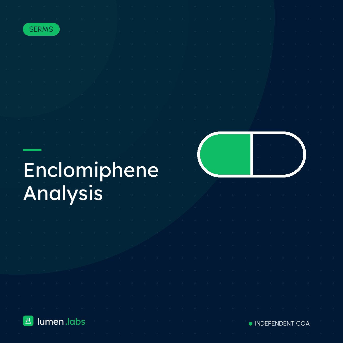 Enclomiphene Analysis | Lumen Labs Philippines branded product card