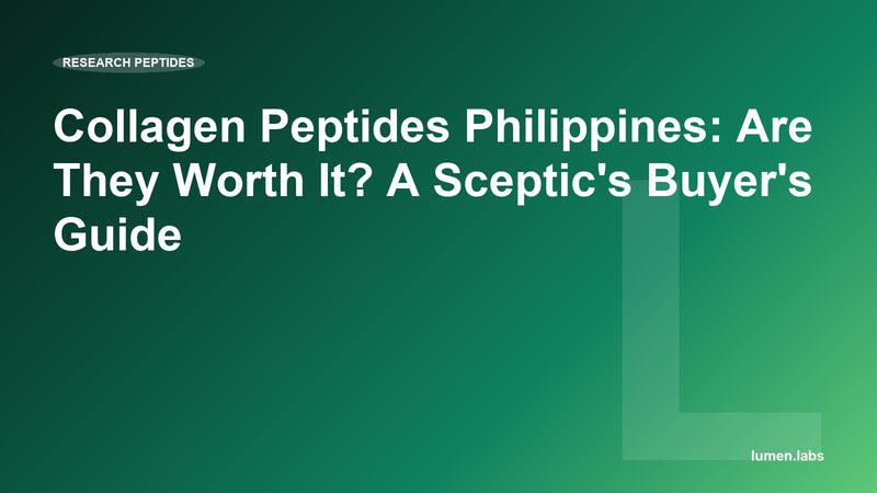 Collagen Peptides Philippines: Are They Worth It? A Sceptic's Buyer's Guide