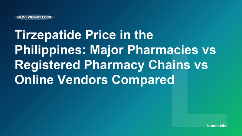 Tirzepatide Price in the Philippines: Major Pharmacies vs Registered Pharmacy Chains vs Online Vendors Compared
