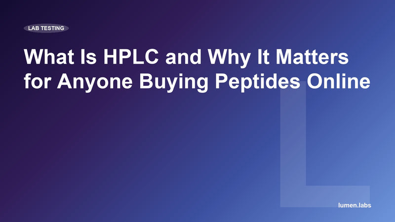 What Is HPLC and Why It Matters for Anyone Buying Peptides Online