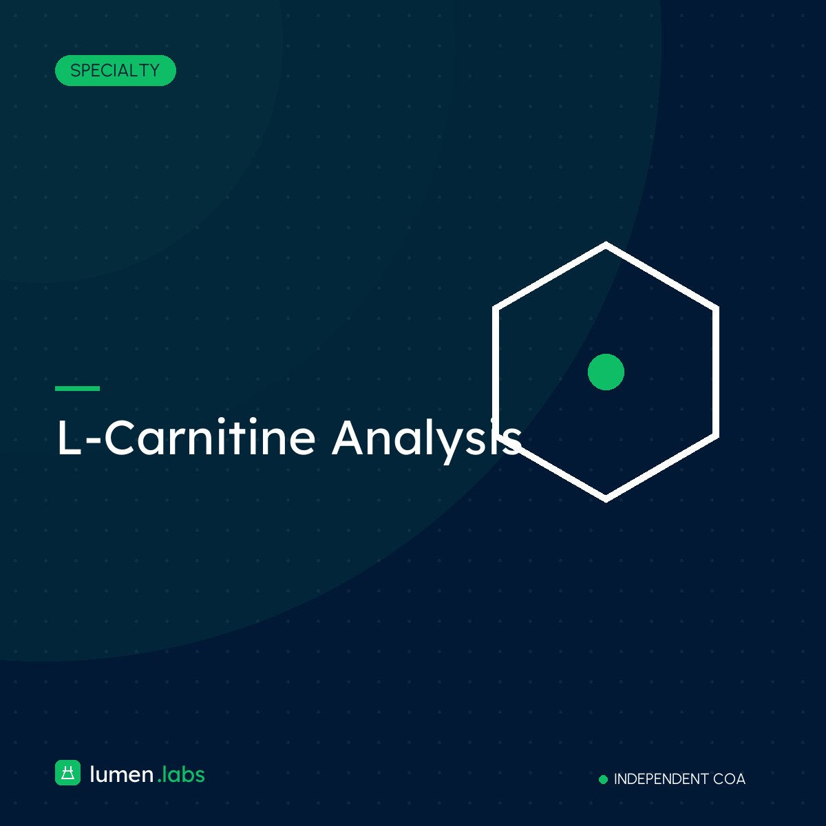 L-Carnitine Analysis | Lumen Labs Philippines branded product card