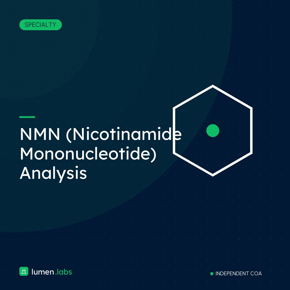 NMN (Nicotinamide Mononucleotide) Analysis | Lumen Labs Philippines branded product card